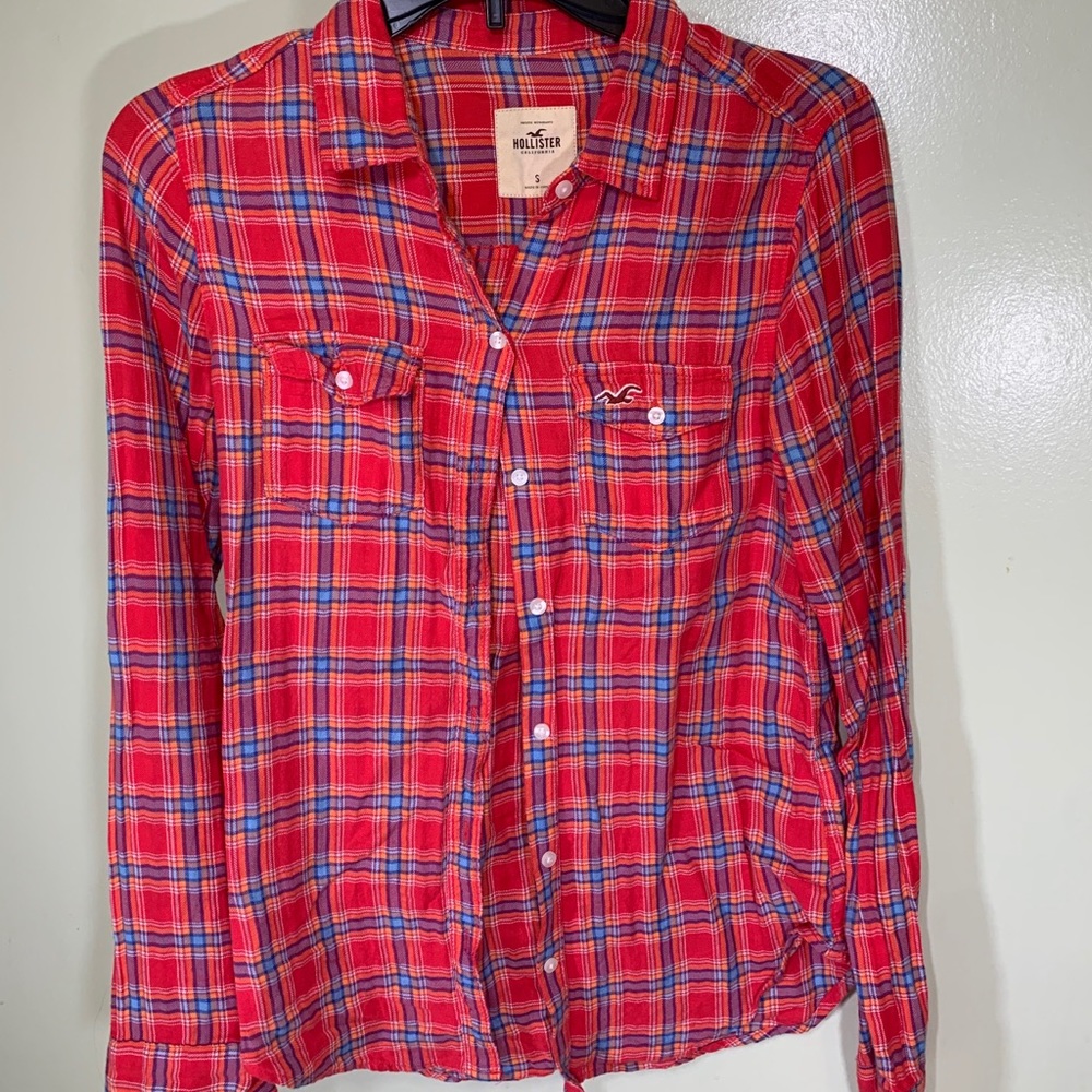 Hollister Plaid Flannel Shirt